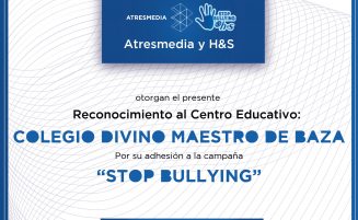 Reconocimiento a nuestro centro por participar en la campaña «Stop Bullying»